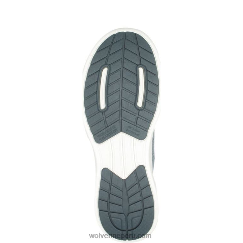 hombres L24N100 Wolverine gris/rojo zapatilla de trabajo bolt durashocks knit carbonmax - Imagen 4