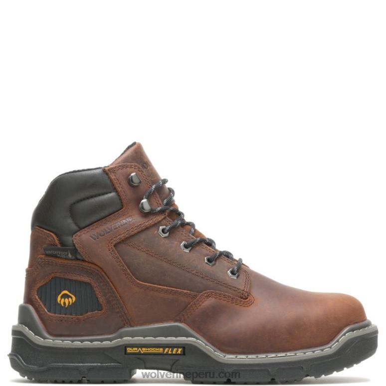 hombres L24N107 Wolverine maní bota raider durashocks 6" carbonmax con aislamiento - Imagen 1