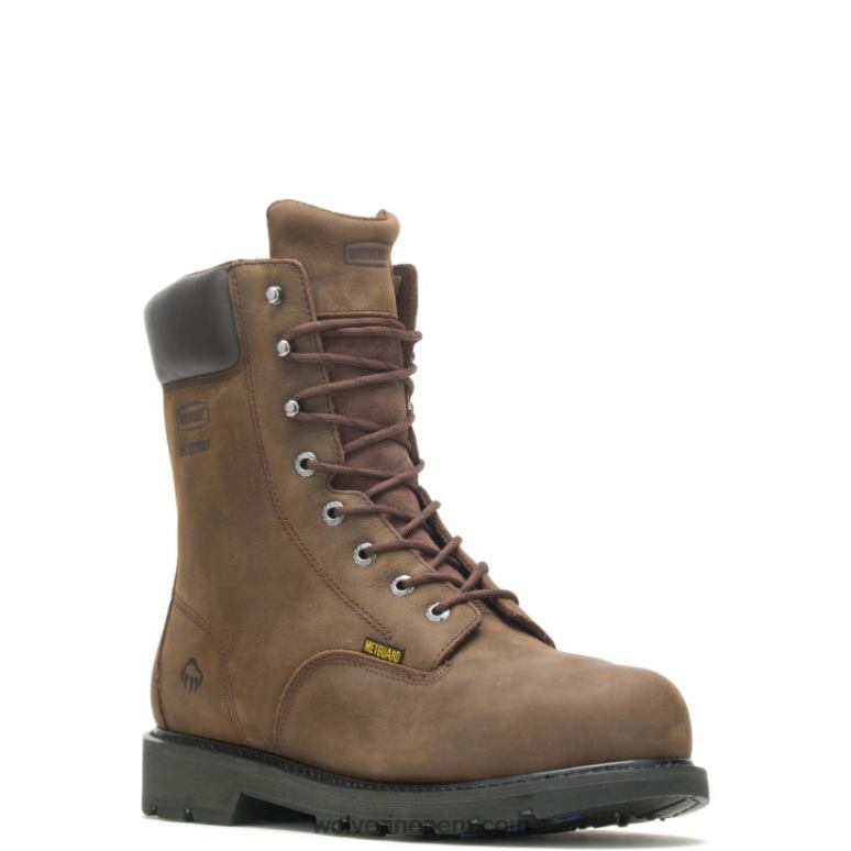 hombres L24N111 Wolverine marrón bota de trabajo impermeable con punta de acero 8 mckay - Imagen 2
