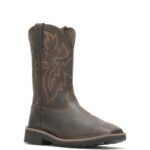 hombres L24N116 Wolverine marrón oscuro/óxido botas de agua con puntera cuadrada y puntera de acero rancher - Imagen 2
