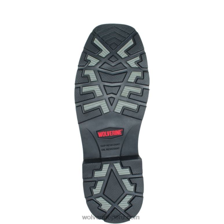 hombres L24N116 Wolverine marrón oscuro/óxido botas de agua con puntera cuadrada y puntera de acero rancher - Imagen 4