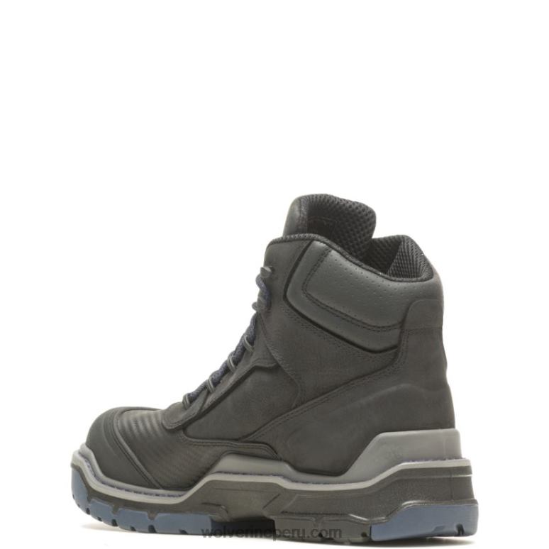 hombres L24N120 Wolverine negro bota de trabajo raider durashocks shield 6" carbonmax - Imagen 3