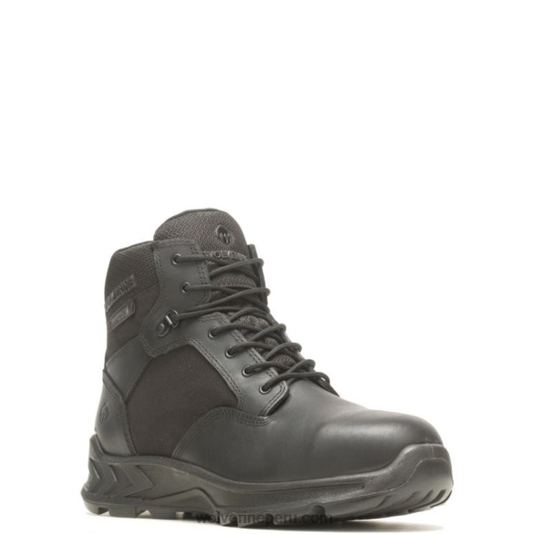 hombres L24N122 Wolverine negro Bota shiftplus táctica impermeable de 6" con puntera de aleación - Imagen 2