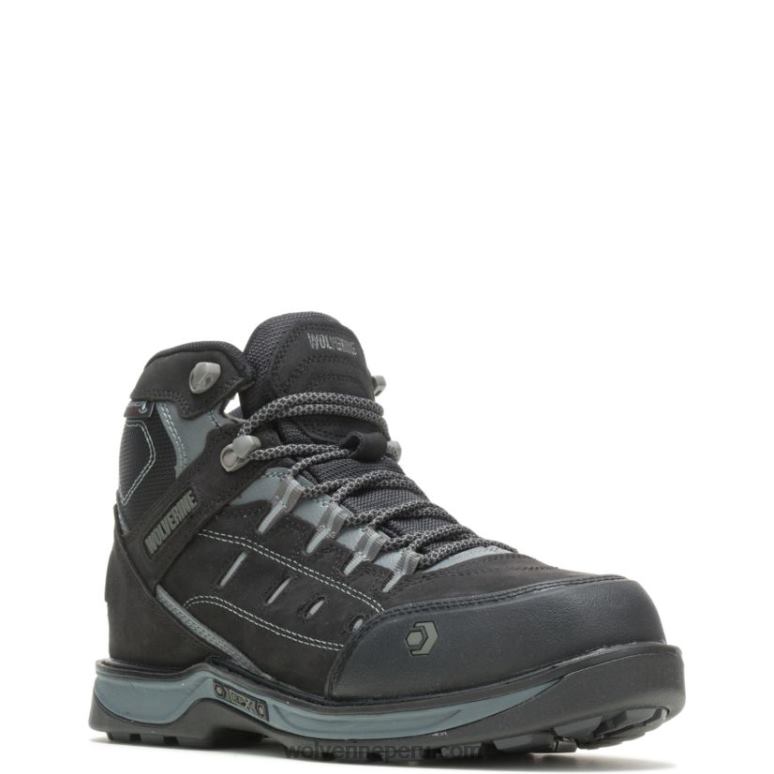 hombres L24N123 Wolverine Gris oscuro bota de trabajo impermeable carbonmax edge lx epx - Imagen 2