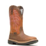 hombres L24N126 Wolverine Amarillo naranja botas de trabajo rancher durashocks carbonmax wellington - Imagen 2