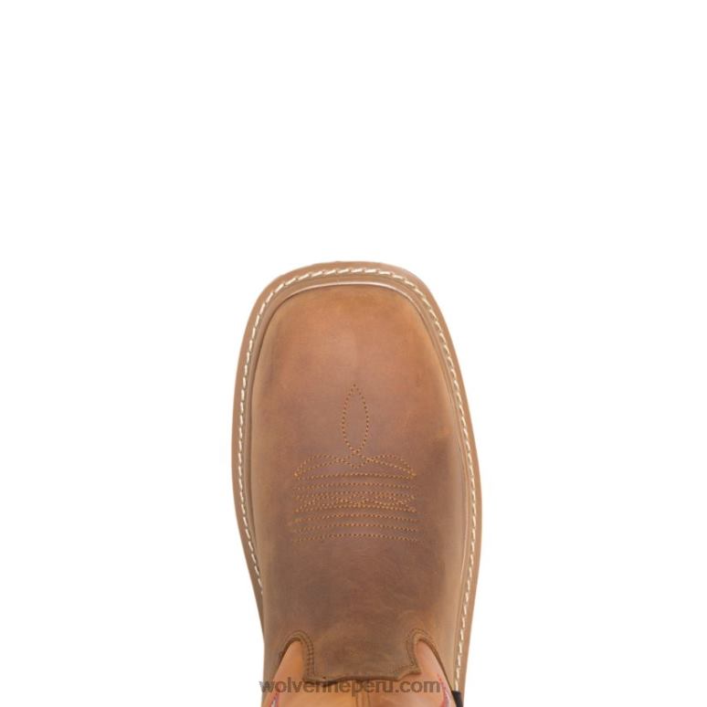 hombres L24N126 Wolverine Amarillo naranja botas de trabajo rancher durashocks carbonmax wellington - Imagen 5