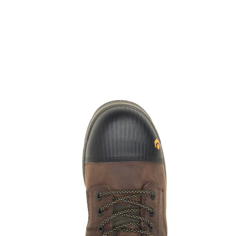 hombres L24N131 Wolverine marrón bota impermeable met-guard carbonmax 6" blade lx - Imagen 5