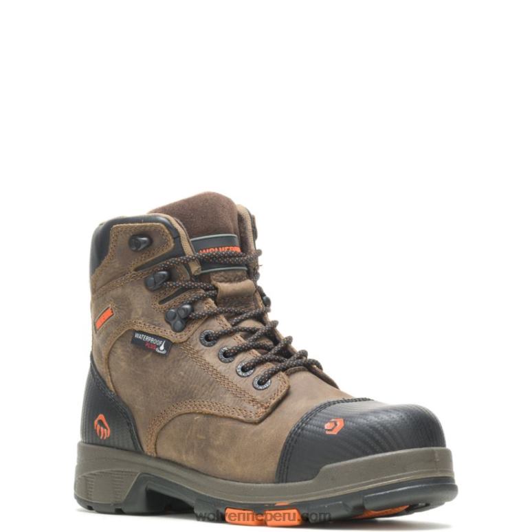 hombres L24N132 Wolverine chispas de chocolate bota impermeable carbonmax 6" blade lx - Imagen 2