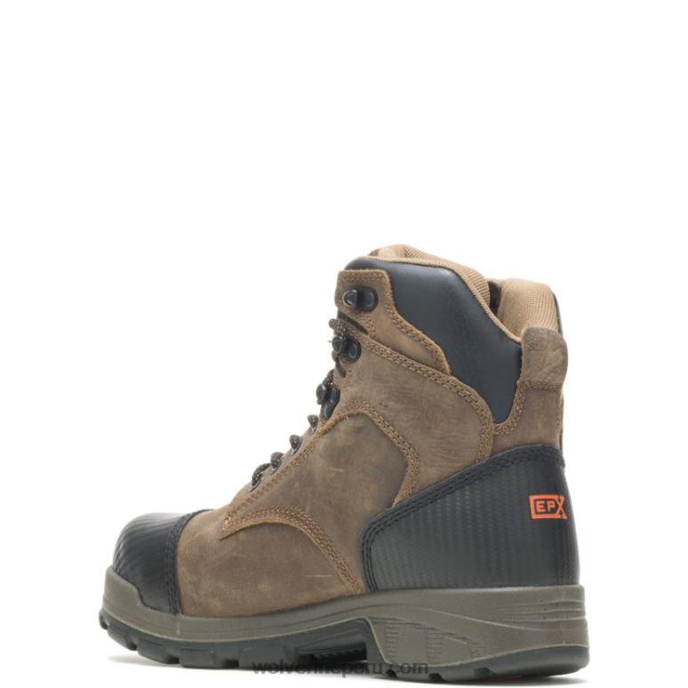 hombres L24N132 Wolverine chispas de chocolate bota impermeable carbonmax 6" blade lx - Imagen 3