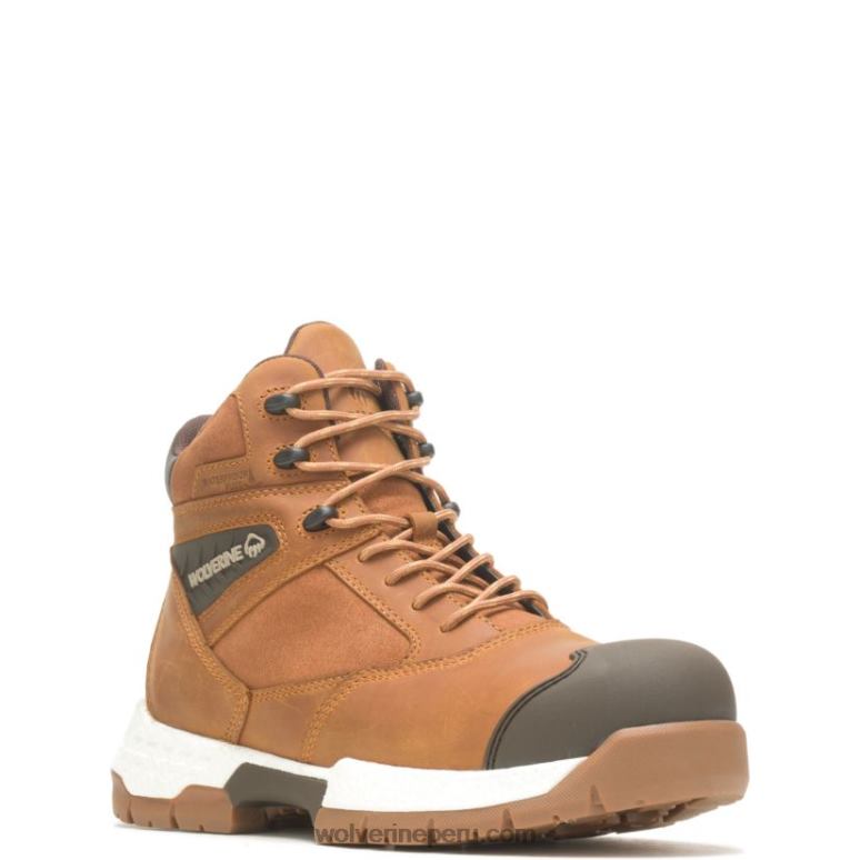 hombres L24N133 Wolverine Miel bota de trabajo rush ultraspring 6" carbonmax - Imagen 2