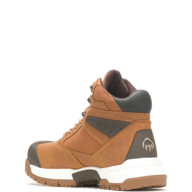 hombres L24N133 Wolverine Miel bota de trabajo rush ultraspring 6" carbonmax - Imagen 3