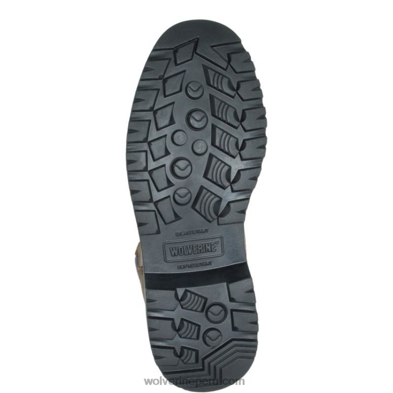hombres L24N13 Wolverine marron oscuro Bota de trabajo Floorhand impermeable con punta de acero de 6" - Imagen 4