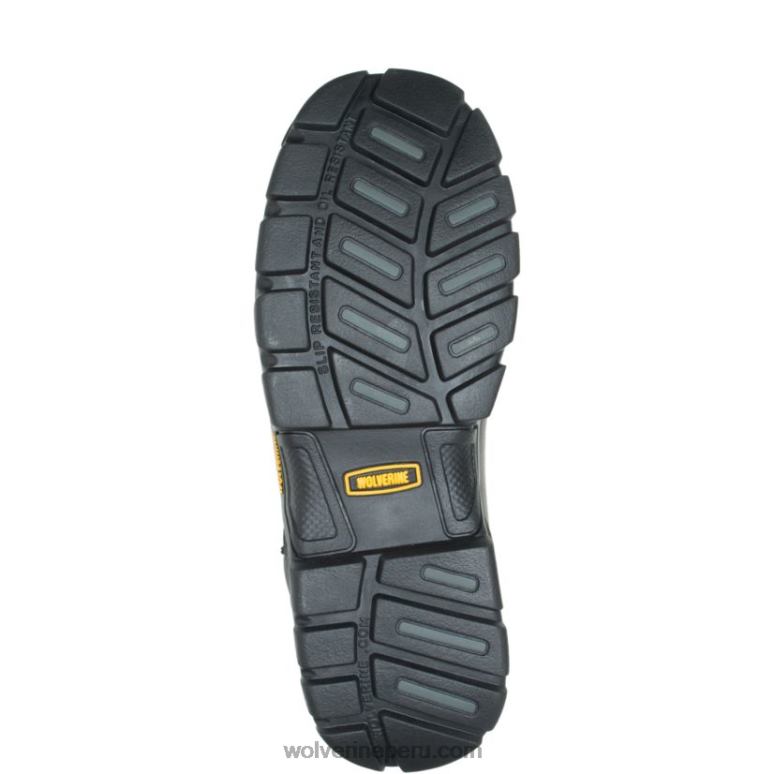 hombres L24N142 Wolverine negro Bota de trabajo de 6" con puntera compuesta reflectante e impermeable para asfalto - Imagen 4
