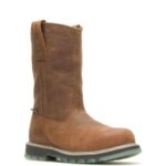 hombres L24N144 Wolverine sudán marrón bota de trabajo wellington con punta de acero floorhand lx - Imagen 2