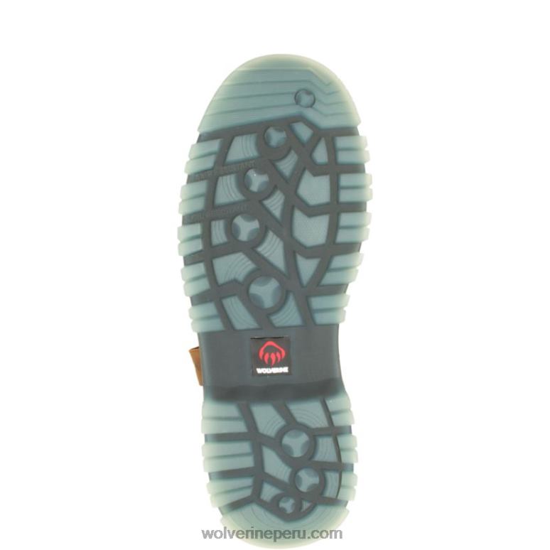 hombres L24N144 Wolverine sudán marrón bota de trabajo wellington con punta de acero floorhand lx - Imagen 4