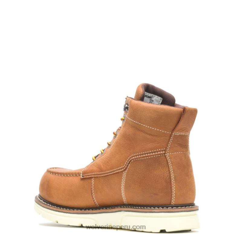 hombres L24N145 Wolverine broncearse bota de trabajo i-90 durashocks moc-toe carbonmax 6" - Imagen 3