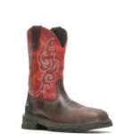 hombres L24N149 Wolverine marrón anaranjado ranchero epx carbonmax trabajo wellington - Imagen 2
