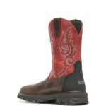 hombres L24N149 Wolverine marrón anaranjado ranchero epx carbonmax trabajo wellington - Imagen 3