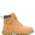 hombres L24N14 Wolverine trigo Bota de trabajo Floorhand impermeable con punta de acero de 6"