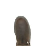 hombres L24N150 Wolverine marron oscuro bota de trabajo wellington con puntera de acero met-guard Floorhand - Imagen 5