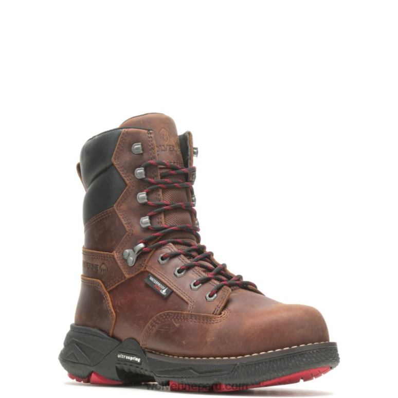 hombres L24N152 Wolverine maní botas de trabajo hellcat fuse durashocks ultraspring 8" carbonmax - Imagen 2