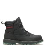 hombres L24N157 Wolverine negro bota de trabajo floorhand lx 6"