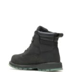 hombres L24N157 Wolverine negro bota de trabajo floorhand lx 6" - Imagen 3