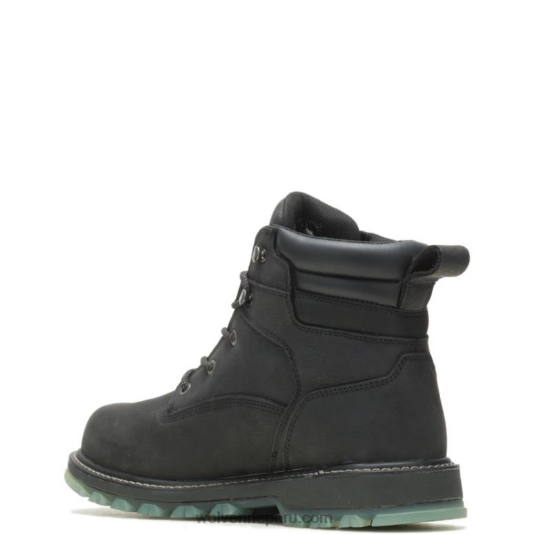 hombres L24N157 Wolverine negro bota de trabajo floorhand lx 6" - Imagen 3