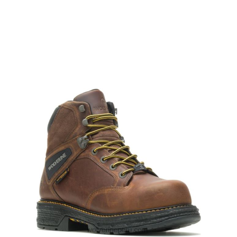 hombres L24N15 Wolverine tabaco botas de trabajo hellcat ultraspring 6" carbonmax - Imagen 2