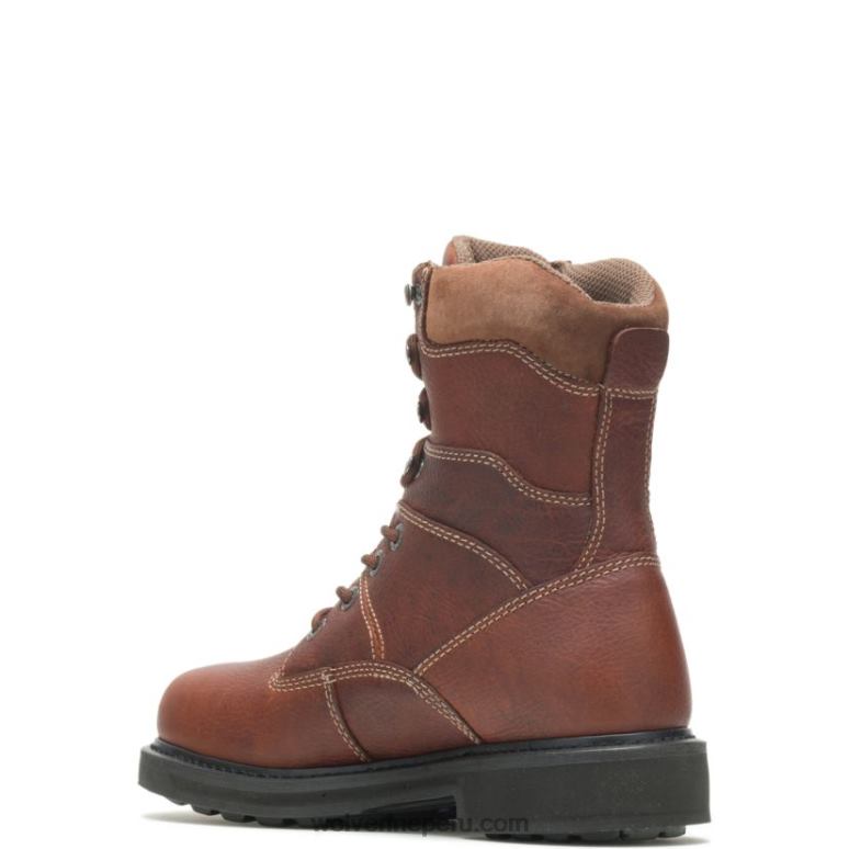 hombres L24N164 Wolverine marrón bota de trabajo tremor durashocks de 8" - Imagen 3