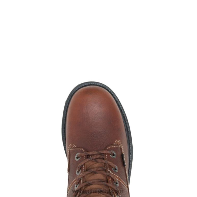 hombres L24N164 Wolverine marrón bota de trabajo tremor durashocks de 8" - Imagen 5