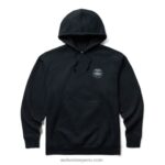 hombres L24N167 Wolverine negro sudadera con capucha de la colección de estudiosos de metallica - Imagen 2