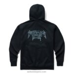 hombres L24N167 Wolverine negro sudadera con capucha de la colección de estudiosos de metallica