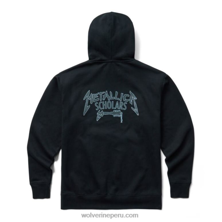 hombres L24N167 Wolverine negro sudadera con capucha de la colección de estudiosos de metallica - Imagen 1
