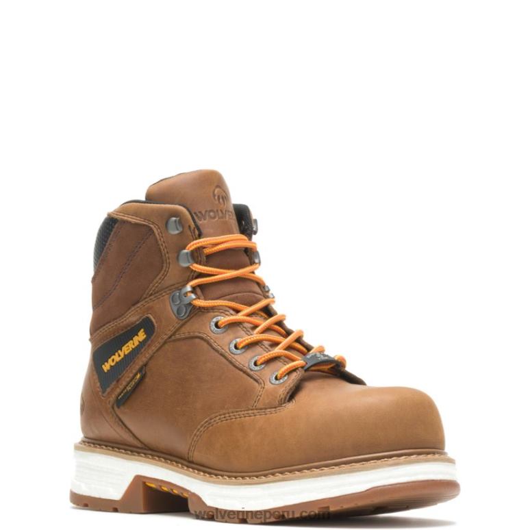 hombres L24N16 Wolverine cera de abejas botas de trabajo hellcat ultraspring 6" carbonmax - Imagen 2
