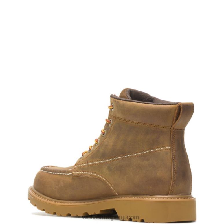 hombres L24N171 Wolverine broncearse Bota de trabajo Floorhand Moc Toe 6 - Imagen 3