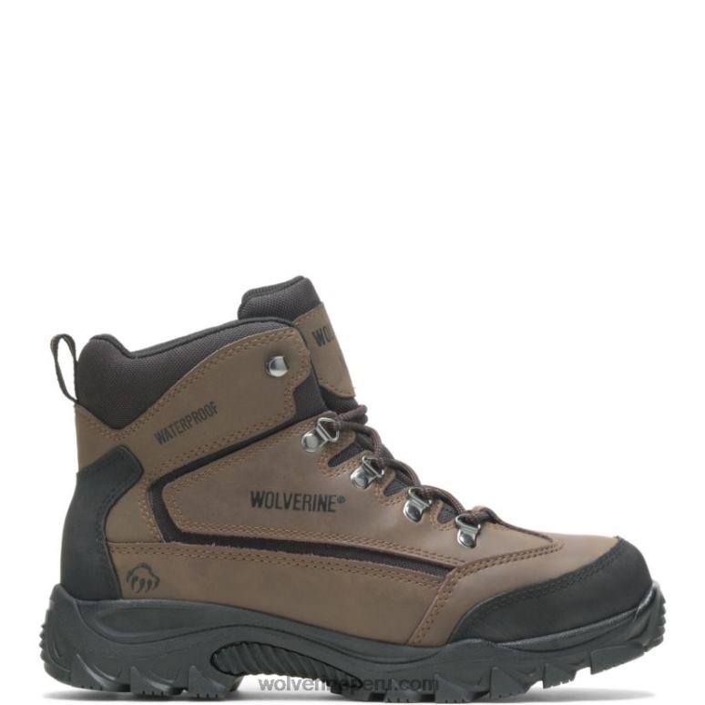 hombres_l24n182_wolverine_marron_negro_bota_de_senderismo_impermeable_spencer.jpg hombres L24N182 Wolverine marrón/negro bota de senderismo impermeable spencer - Imagen 1