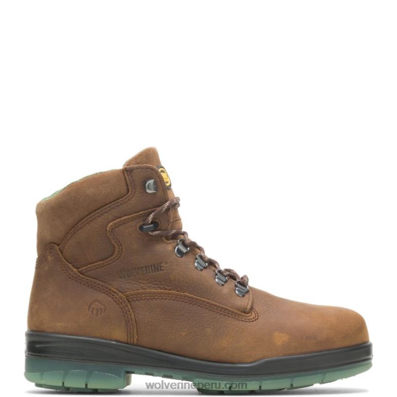 hombres L24N18 Wolverine marrón Bota de trabajo i-90 durashocks impermeable con punta de acero aislada de 6" - Imagen 1