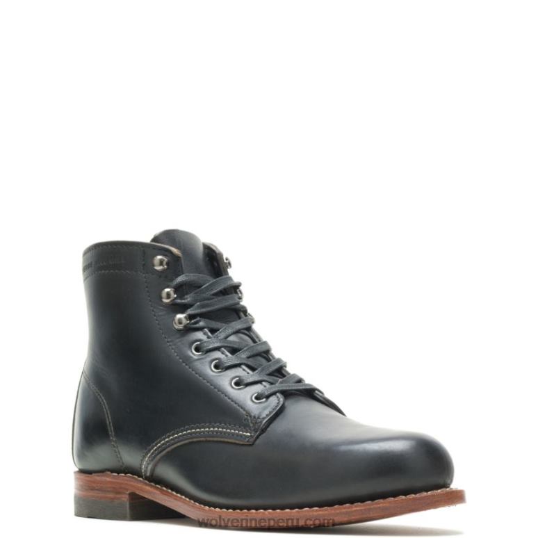 hombres L24N193 Wolverine negro Bota original de 1000 millas con punta lisa - Imagen 3