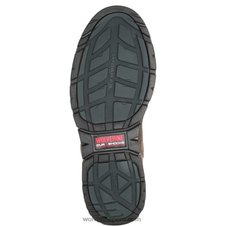 hombres L24N195 Wolverine marrón bota de trabajo i-90 durashocks moc-toe 6" - Imagen 4