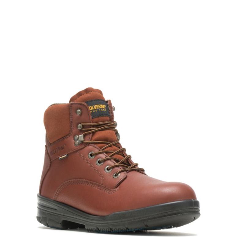 hombres L24N1 Wolverine marrón bota de trabajo durashocks sr con puntera de acero y fijación directa de 6" - Imagen 2