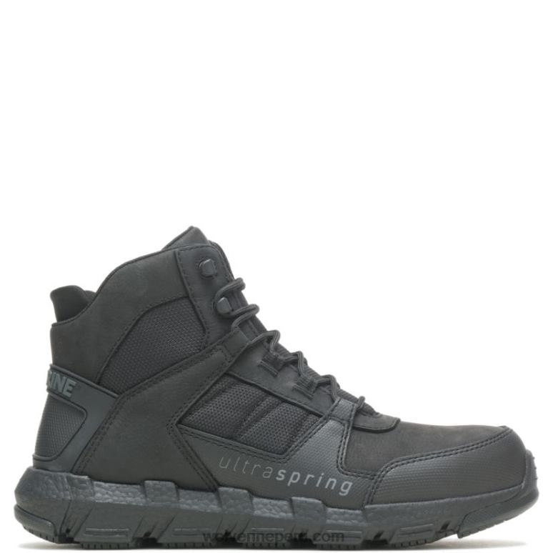 hombres L24N20 Wolverine negro bota de trabajo rev ultraspring durashocks vent carbonmax - Imagen 1