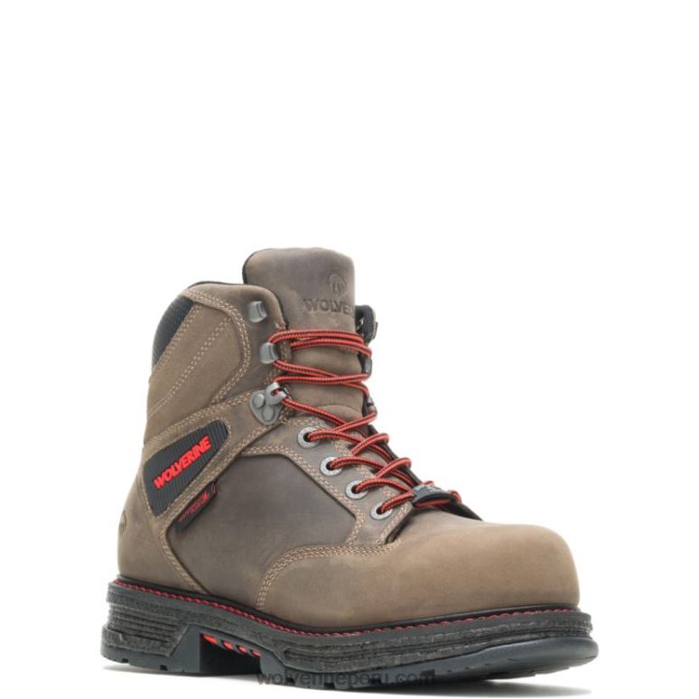 hombres L24N214 Wolverine grava Bota de trabajo Hellcat Ultraspring de 6" - Imagen 2