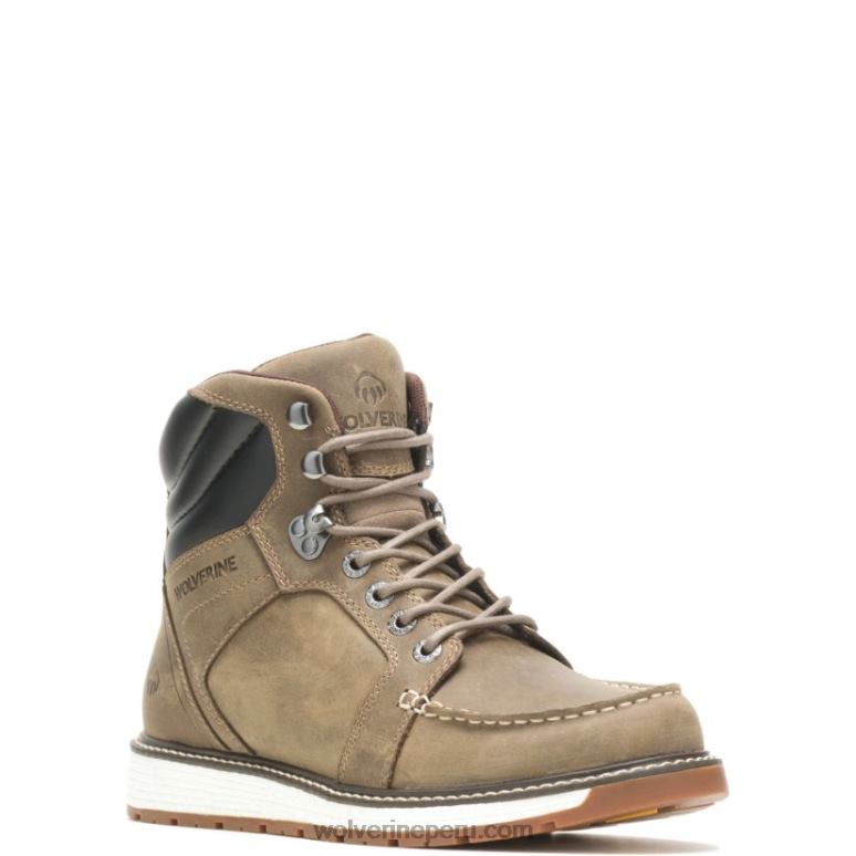 hombres L24N222 Wolverine grava Hellcat ultraspring moc toe cuña 6" bota - Imagen 2