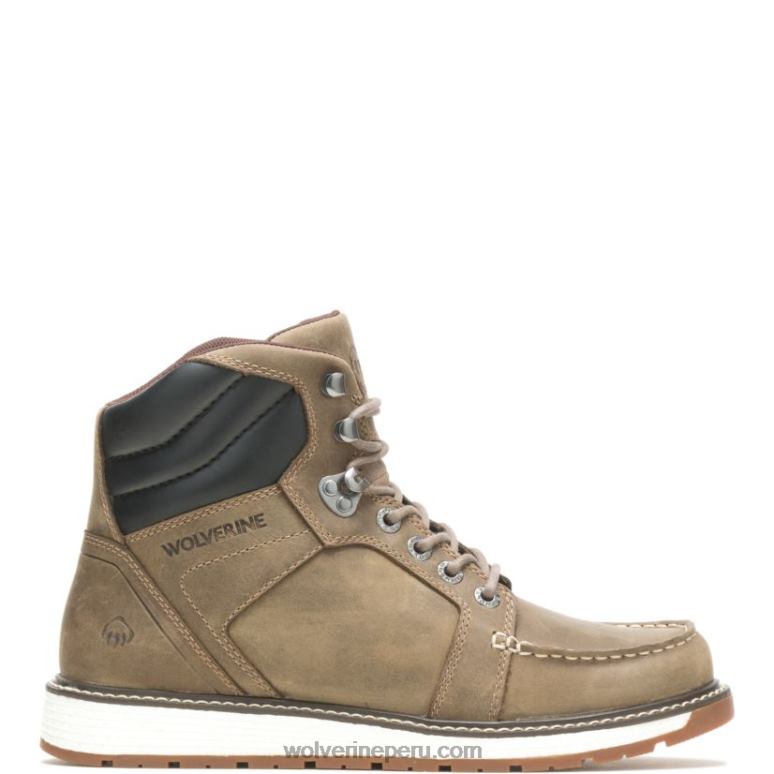 hombres L24N222 Wolverine grava Hellcat ultraspring moc toe cuña 6" bota - Imagen 1