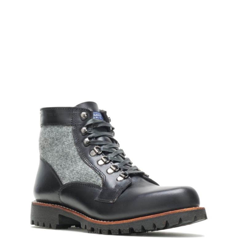 hombres L24N223 Wolverine Gris oscuro bota robusta faribault x 1000 mile con punta lisa - Imagen 2