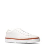 hombres L24N224 Wolverine cuero blanco/gamuza piedra tenis blvd court - Imagen 4