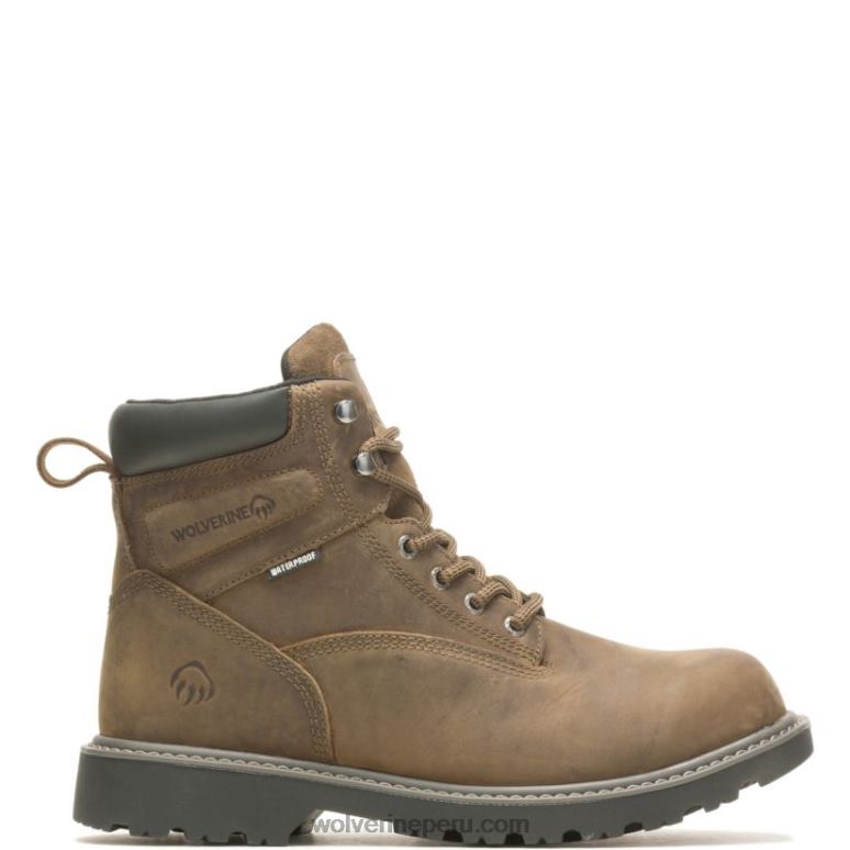 hombres L24N226 Wolverine grava Bota de trabajo con punta blanda de 6" con aislamiento para piso - Imagen 1