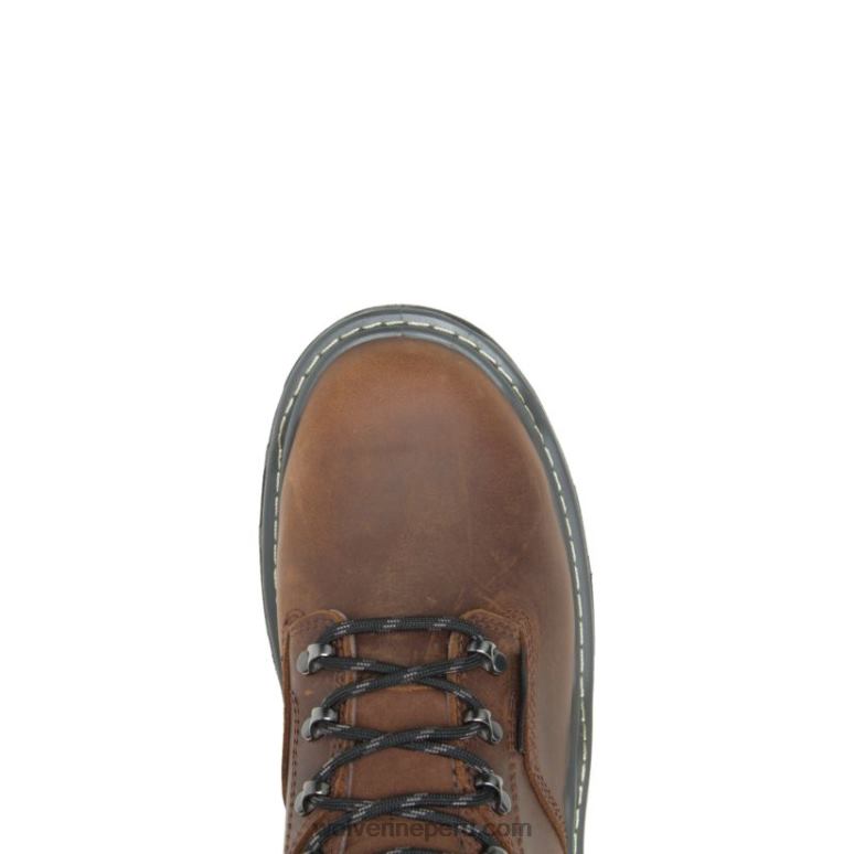hombres L24N228 Wolverine maní bota de trabajo resistente al agua raider durashocks 8" met-guard - Imagen 5