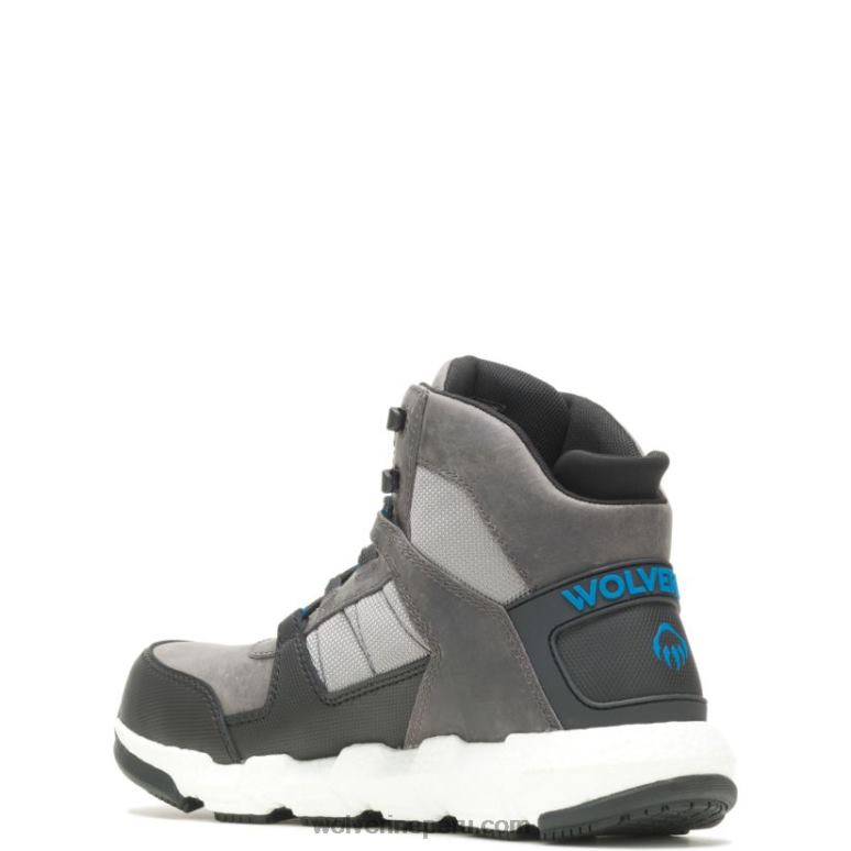 hombres L24N22 Wolverine gris bota de trabajo rev ultraspring durashocks vent carbonmax - Imagen 3